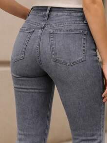 Women Pants - Grey - View 5
