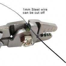 Shaddock Fishing Alambre Líder Cuerda Tenaza crimpadora Juego de Herramientas de Mano para Cobre y Aluminio Oval Parada de Mangas y Mangas de 01 mm a 2 2 mm Stainless Steel Crimping Pliers Set - Juegodealicatesprensadoresdeaceroinoxidable - Ver 7