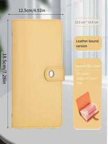 1 Cash Deposit Book, Wallet, Savings Book, Banknote Book, Cash Storage Book, Accounting Book For Home Office And Travel, Compact Multi-Function Ledger For Personal Finance, Daily Budgeting Tracker, Giftable Stationery For Students And Professionals, Durable Cover, Flexible Interior, Clear Pages For Easy Recording, Discreet Money Organizer For Pocket Or Bag, Ideal For Savings Goals, Expense Reconciliation, And Petty Cash Management, Minimalist Design With Practical Layout And Long-Lasting Paper - Multicolor - View 11