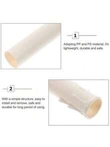 EstiloTendenciaHemobllo 24 Piezas Tubos De Vela LáGrima Cubiertas Para Candelabros PláStico Pp Reemplazo Para LáMparas Decorativas De Techo Estilo Moderno Y MedievalCalidad PremiumVersióN Mejorada - 1 - Ver 4