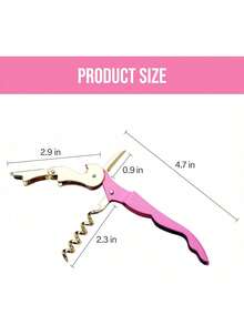 EstiloSacacorchos Profesional Para Camareros, Llave De Vino De Acero Inoxidable Resistente Para Camareros De Restaurante, Sacacorchos CláSico Todo En Uno, Abrebotellas Y Cortador De AluminioVersióN Mejorada - 1 - Ver 7