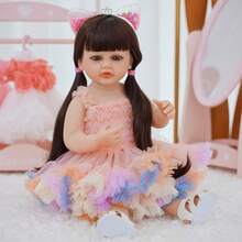 18-22 Inch Reborn Doll Clothes - Multiple Tulle Princess Dresses, Comfortable & Durable, Suitable For Play And Display Collection, Best Holiday Gift Choice (Doll Not Included) - Multicolor - View 1