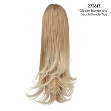 2-In-1 Rotating 180 Degree Claw Clip Ponytail Holder, Made Of Synthetic Fiber, Easy To Wear, Special Craftsmanship For More Realistic Appearance - Multicolor - View 17