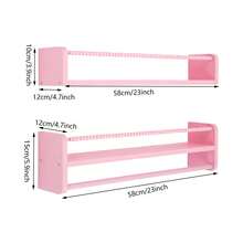 YUNRUX Bookcases - Pink - View 2