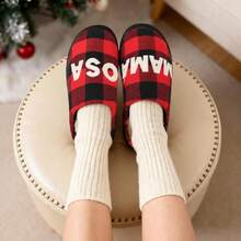 Pantuflas de Invierno para Mujer, Zapatos Cómodos Cálidas de Casa de Inviernos, Antideslizantes con Suela de Goma, Zapatillas de Invierno para Interior y Exterior,37286450 - Rosa Pálido - Ver 5