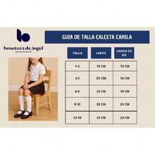 6 Pares Calceta Escolar Lisa Camila Algodón Premiun Alta Calidad (MX/US, Edad, 13 Años, 18 Años, Azul Marino),37287786 - Multicolor - Ver 5