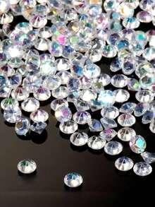 2000颗亚克力水晶填充珠，仿钻石宝石，适用于花瓶填充，可用于婚礼装饰、家居装饰、桌面摆件、活动、情人节礼物、摄影道具、鱼缸装饰、生日和毕业礼物、房间装饰、花瓶、玻璃花瓶等。 - 多色 - 查看 9