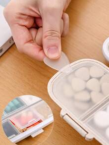 Portable Pill Case, Travel Essential, Moisture-Proof Pill Box, Reusable, Unisex, Daily Medication Plan Pocket, Can Store Vitamins, Medicines And Supplements, Suitable For Home, Travel, Outdoor, Office, Back To School - Multicolor - View 5