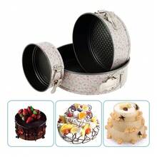 TendenciaMoldes Pasteles Repostería Desmontables Antiadherentes 3pzsCalidad premium - Colores - Ver 9