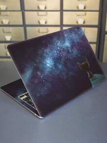 2pcs Printed Pattern DIY Scratch-Resistant Protective Stickers For 15.6-16 Inch Laptops, Compatible With HP, Apple, Asus, Compaq,