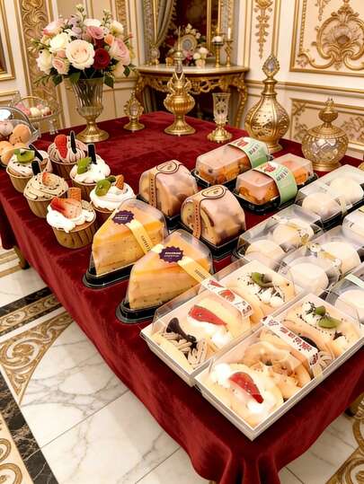 50 pezzi Scatole per torta a triangolo con cucchiaini, Contenitori per torte a più piani da 6" e 8" in plastica trasparente, per mousse, tiramisù, bignè, fette di torta, scatole per torte, contenitori in plastica per cheesecake con coperchi, bomboniere per feste di compleanno e matrimoni, utensili da forno, vassoi per porzioni di torta e muffin per ristoranti e uso commerciale, adatti per feste, ufficio, esterno