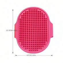 Bộ cọ tắm cho thú cưng, găng tay tắm massage bằng silicon, dụng cụ chải lông hình bầu dục, đồ dùng vệ sinh và chải chuốt cho mèo và chó. - Nhiều màu - Xem 11