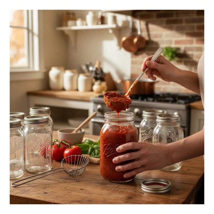 Tendencia3pz Frasco Mason Jars Ball Vidrio Boca Regular 32oz OriginalCalidad premium - 1 - Ver 1