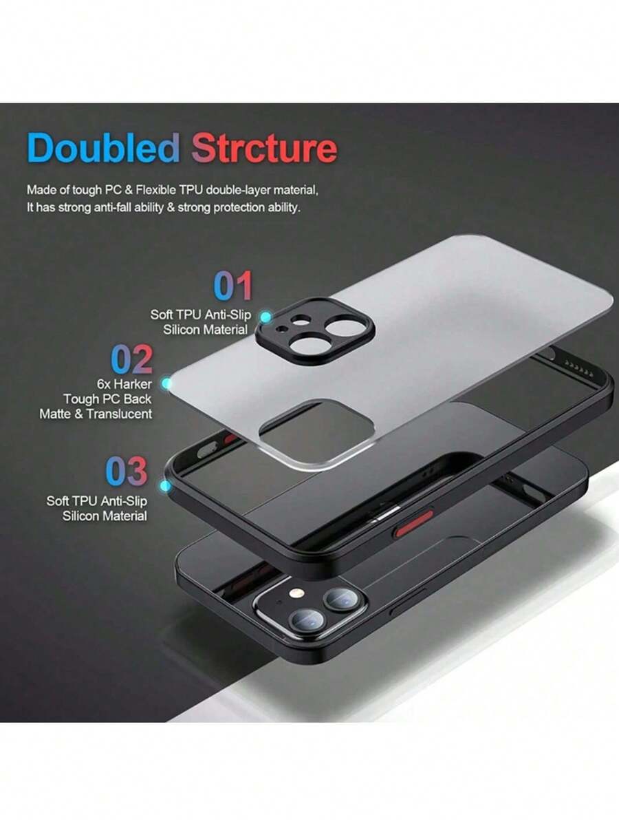 B-Black Clover Funda de Teléfono Mate Compatible con Apple 15 14 13 12 11 XS XR X 8 7 SE Pro Max Plus Mini, Cubierta compatible con funda 17 pro max, funda 17 pro, funda 17, funda 16, funda 16 pro max, funda 15 - FA5103HES - Ver 1