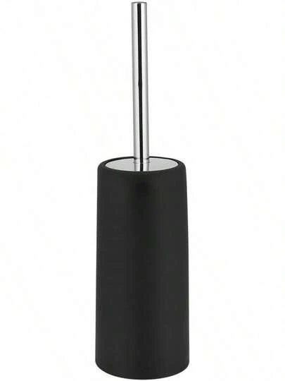 EstiloFdit Cepillo Para Lnodoro De Acero Inoxidable Cepillo Para Inodoro Compacto Fuerte Con Base Pesada Para BañO (Negro)VersióN Mejorada