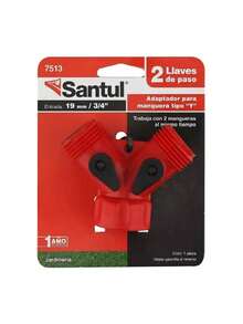 Conector Para Manguera  con Llaves de Paso Conexión de 3/4" K3EY - 1 - Ver 1