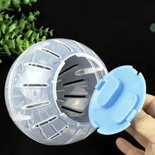 Gold Bear Themed Hamster Exercise Ball, Smooth Rolling, Silent & Transparent, Outdoor Hamster Running Ball, Pet Supplies