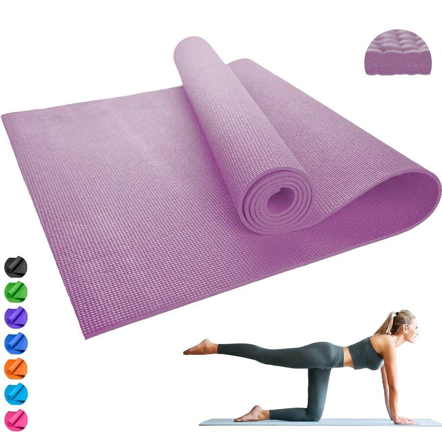 CARDIO BEAT Yoga Mat For Exercise Mat Or Non-Slip Mat - Lilac Purple - View 1