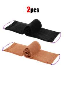 1个非洲丝瓜络海绵，非洲去角质沐浴背部清洁器，带抽绳的淋浴丝瓜络身体清洁器，带手柄的非洲去角质丝瓜络，男女通用长款沐浴海绵，令肌肤更光滑洁净，多功能去角质洗脸巾，弹性背部清洁器，适用于淋浴、皮肤清洁和按摩