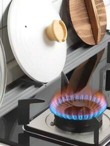 1pc Space-Saving Narrow Design - Pot, Lid, Spatula Organizer Rack - Heat-Resistant Non-Slip Countertop Mat - Suitable For Gas & Electric Stoves - Easy-Clean Kitchen Shelf, For Home & Commercial Use - Durable Plastic Material, High-Quality Cooking Rack