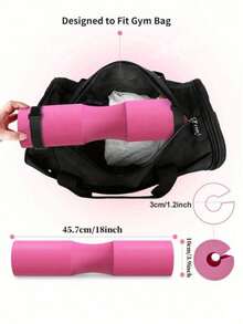 1pc Barbell Pad, Barbell Shock Absorbing Cushion, For Weightlifting Training, Squat Foam Weightlifting Shoulder Neck Pad, Fitness Hip Thrust Pad - Provides Cushioning For Neck And Shoulders During Training - Multicolor - View 7