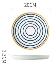 Tendencia6 Platos De Ceramica Chinos Diferentes Diseños Resistentes Modelo 3 CircularCalidad premium - 1 - Ver 4
