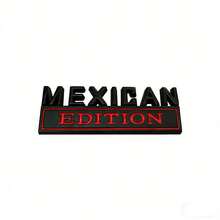 Alloy Leaf Car Badge, MEXICAN EDITION Car Emblem, Car Body Sticker, Badge Plate