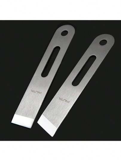 EstiloTendenciaWUTA - Cuchillo De Piel De Acero Inoxidable, Cuchillo Adelgazante De Piel, DiseñO Profesional, Corte Afilado Para Manualidades, Corte De Piel (Redondo/Plana/Inclinada Y Diestro/Zurdo)Calidad PremiumVersióN Mejorada