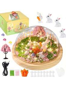 EstiloHaz Tu Propia Luz Nocturna, ArtesaníAs Infantiles De Pascua, Kits De Bricolaje De Conejo Para NiñAs Y NiñOs, LáMparas De Juguete, 4 A 12 AñOs, Regalos De CumpleañOs Y NavidadVersióN Mejorada - 1 - Ver 8