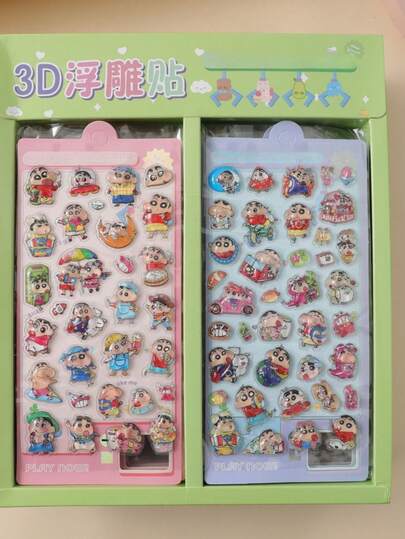 各式可爱装饰贴纸，少女心形钱包材质贴纸，学生文具装饰贴纸