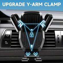 1个金属挂钩车载手机支架 - 可调节防水支架，适用于所有手机型号，可安装在空调出风口和仪表盘上，防抖GPS支架 - 彩色 - 查看 3