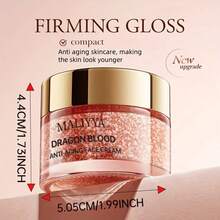 MALIYYA 龙血抗衰老面霜 - 细腻颗粒，易于推开吸收，富含精华，清爽不油腻，丝滑柔嫩紧致肌肤霜 - 紅色 - 查看 6