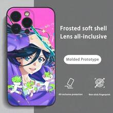 Étui de téléphone portable compatible avec la série Anime Z-Zenshu, coque souple mate compatible avec les modèles 16, 15, 14, 13 Pro Max Plus Mini. Étui compatible avec les modèles 17 Pro, 17 Pro Max, 17, 16 Pro - z5 - Voir 9