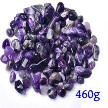 0.5-1.2厘米/0.19-0.47英寸天然紫水晶碎石（无孔） - DIY盆栽填充物，小型鱼缸装饰石 - 紫色 - 查看 15