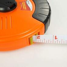 Cinta Larga Fibra de Vidrio Cinta Métrica Profesional Doble Cara 30M SW-81130702 - naranja - Ver 5