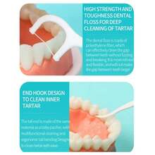 1/2/3/5/10 Caja de hilo dental desechable portátil, palillo de dientes de plástico, palo de hilo dental de alta tensión, caja de hilo dental﻿Cuidado bucal - 2 cajas - Ver 4