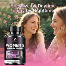 Fulimiks Women's Energy & Focus Supplement, Multivitamin, With Ashwagandha, Sea Moss, Shilajit, Overall Health And Immune Support, For Adrenal, Low Energy, Fatigue, Herbal Formula, Day & Night Use - 1 Bottle-Trial stage - 查看 6