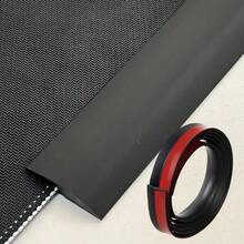 1pc 1m X 3.5cm Carpet To Tile Transition Strip, Wear-Resistant Self-Adhesive Edging Trim, Household Cuttable Threshold
