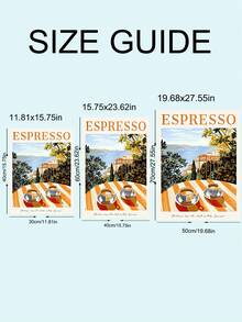 1 tấm áp phích cà phê, tranh in espresso Ý, trang trí nhà bếp, nghệ thuật cà phê cổ điển, nghệ thuật ẩm thực vintage, nghệ thuật quán cà phê, áp phích đồ ăn thức uống, tranh nghệ thuật tối giản về câu lạc bộ cà phê và máy pha espresso, trang trí nhà bếp, phòng ngủ, phòng khách, văn phòng, quà tặng lý tưởng cho bạn bè, tranh treo tường, trang trí nhà cửa, trang trí phòng, tranh canvas, áp phích, tranh treo tường có khung, khung tùy chọn. - Nhiều màu - Xem 10