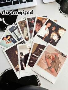 Personalized Photo Printing - Customized Anniversary And Valentine's Day Gift (For Him/Her) | Options: 1pc, 5pcs, 10pcs | Unique Romantic Gift For Boyfriend, Girlfriend, Best Friend | Warm Gift For Birthday, Anniversary - Multicolor - View 2