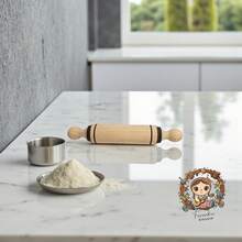 TendenciaFerenku Rodillo Galletero Artesanal Manualidades Montessori Madera NaturalCalidad premium