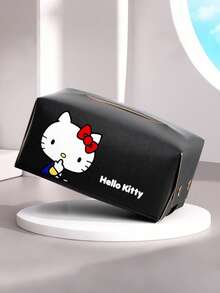 Sanrio Hello Kitty车载纸巾盒，创意可爱扶手纸巾架，手绘汽车内饰纸巾盒，带挂绳 - 彩色 - 查看 9