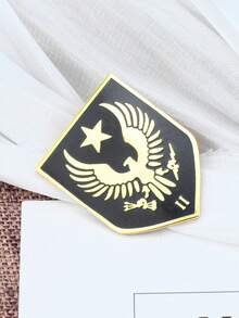 Spartan II Program Logo Hard Enamel Badge, Halo Alpha Game Badge, Gamer Accessory Gift - Multicolor - View 2