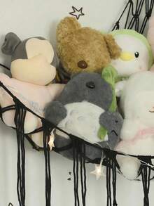 Stuffed Animal Storage Hammock Net,[US-Based Shipping]1PC-Ornament Hammock Macrame,Stuff Animal Storage Corner Hanging Net Holder,Mesh Hammock Fabric Ornament Organizer With Hooks,For Bedroom,Hanging Stuff Animal,Organizer Holder Large Size,Room Decor, Boho Love Valentine,Spirngtime Toy, Valentines Dolls,Thanksgiving Decorations, Dwarf, Goblin Storage Hammock Net, Home Decor, Room Decor,Ins Style Wall Decor Gifts Birthday Graduation,Cute Room Decor Aesthetic Bedroom,Women's Fall Clothing Winter Clothing Christmas Gift Fall Autumn Velvet Furry Party Fuzzy Plush Thanksgiving Festival Cyber Monday Holiday Knitted Winter Valentine' S Day Gift,Home Décor,Room Deciration,Makeup 0rginizer,Closet Shelving System,Storage Orangizer,Ganchos,Toy Storage,Desk Organzier,Stuffed Animal Storage,Toy Box Laundry Basket Room Deocr Organizador De Juguetes Storage Container Toy Organizer Organziers Storage Storage Bins Toy Chest Shelves Dresser Storage Cabinet Room Acesories Bedroom Toys Blanket Basket - màu đen - Xem 9