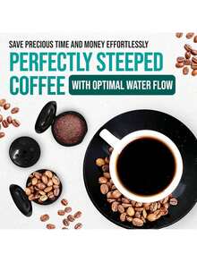 EstiloTendenciaPureHQ - Tazas Reutilizables K Para  , K  Plus, K Slim, K-Brew Chill, K Duo Hot And Iced Gen 2 - Kcup Recargable Para Cafetera  - Filtro De CáPsulas De Café MultiStream -Calidad PremiumVersióN Mejorada