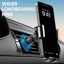 1个金属挂钩车载手机支架 - 可调节防水支架，适用于所有手机型号，可安装在空调出风口和仪表盘上，防抖GPS支架 - 彩色 - 查看 7