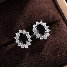 奢华蓝绿色向日葵韩国迪拜女士周年纪念礼物珠宝批发 - 紫色 - 查看 12