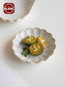 1 Stück/2 Stücke/4 Stücke/6 Stücke/8 Stücke japanische im Ofen gebrannte Chrysanthemen Keramik Gewürzschälchen, vintage Blumen Keramik Untertassen, Zuhause Sojasauce Essig Schale, Tomate Salat Sauce Schale, Butterdose, Snack Teller, Restaurant Serviertablett - Verschiedenfarbig - Übersicht 4