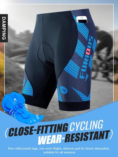 Men's Cycling Shorts, Breathable Quick-Dry Underwear Shorts, Suitable For Outdoor Cycling And Mountain Biking