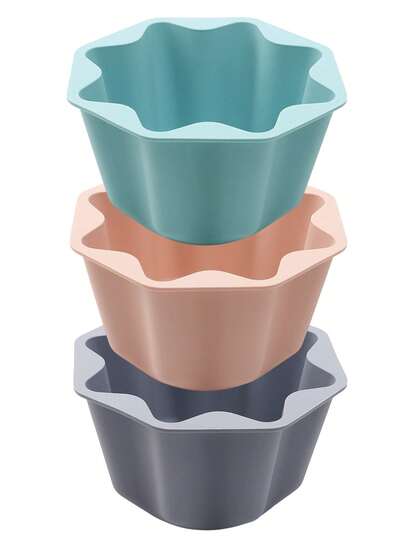 1 pezzo Stampo in silicone extra large da 7,8 pollici, stampo per cupcake a fiore antiaderente, stampo in silicone a forma di stella ottagonale per cioccolato, stampo per torta mousse pandoro, utensile da forno fai-da-te